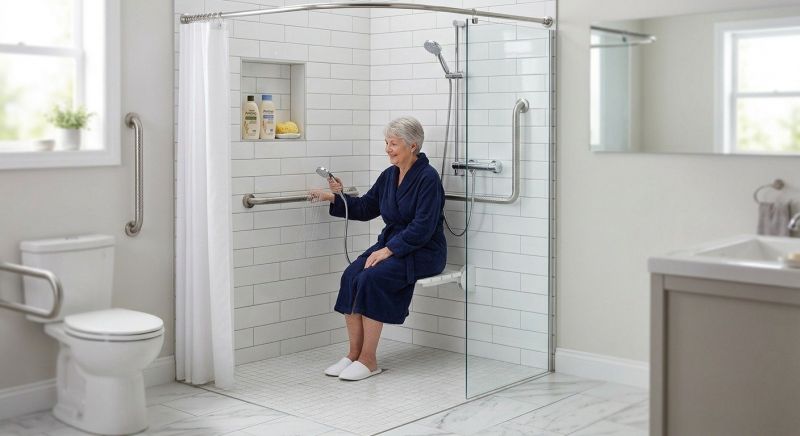 Disability Shower Installation in South Portland, ME
